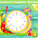 Демонстраційний матеріал Годинник Равлик