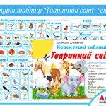 Коректурні таблиці Тваринний світ