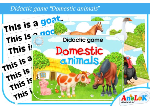 Didactic game Domestic animals