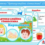 Картотека Артикуляційна гімнастика
