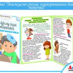 Папка-пересувка Знижуємо ризик захворювання дитини-новачка