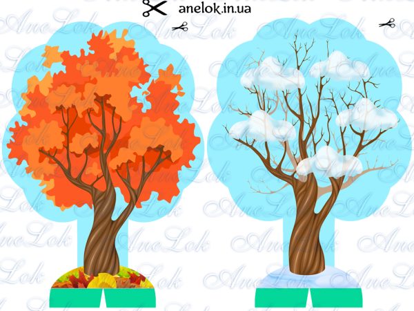 макет дерево пори року анелок