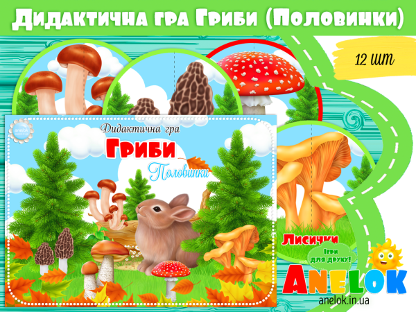 дидактичні ігри гриби