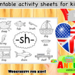 Worksheet Phonics -sh- Download Free