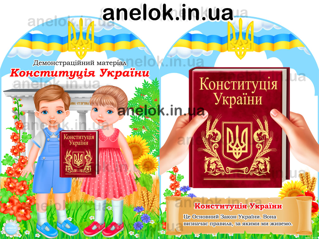 про Конституцію України дітям картинки