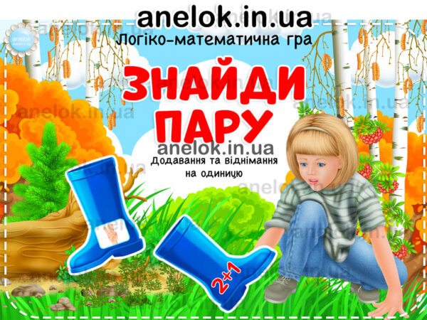 дидактична гра Знайди пару